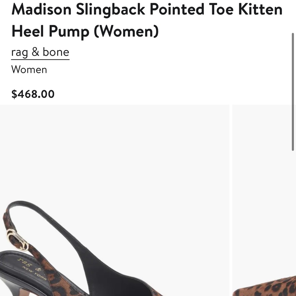 Rag & Bone Brown Leopard Heels